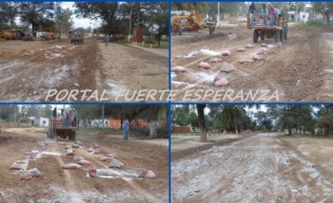Avanza la Obra de Pavimentación en Fuerte Esperanza