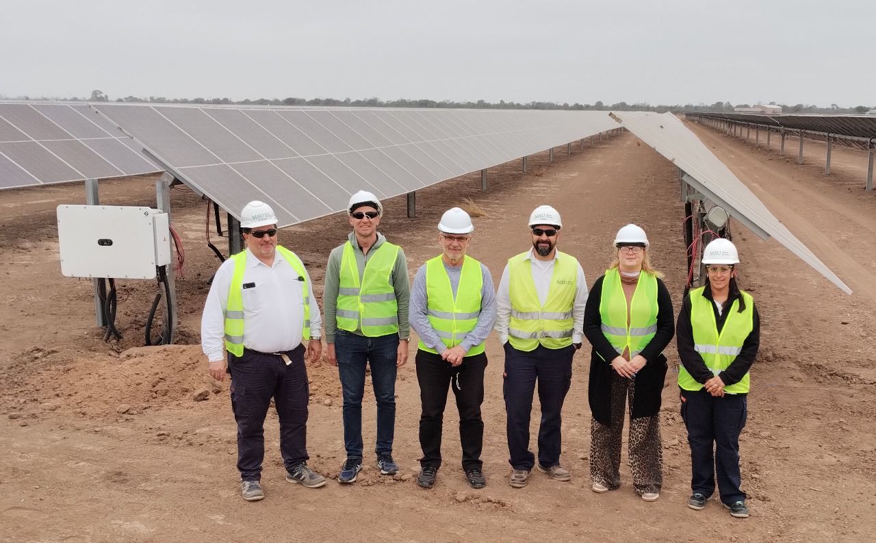 EL GOBIERNO PROVINCIAL ENTREGÓ LA FACTIBILIDAD HÍDRICA AL PROYECTO DEL PARQUE SOLAR “PAMPA DEL INFIERNO”