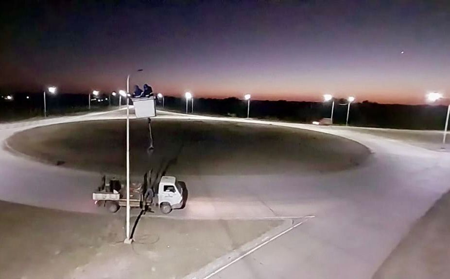 SECHEEP REPUSO LA RED DE ALUMBRADO PÚBLICO EN EL ACCESO OESTE DE GENERAL SAN MARTÍN
