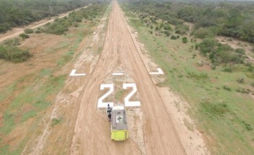 El Sauzalito tendrá la primera pista de aterrizaje asfaltada de El Impenetrable