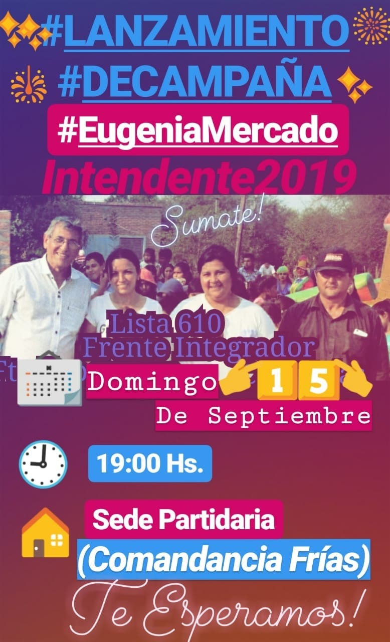 Eugenia Mercado: Lanzamiento de campaña | Elecciones 2019.