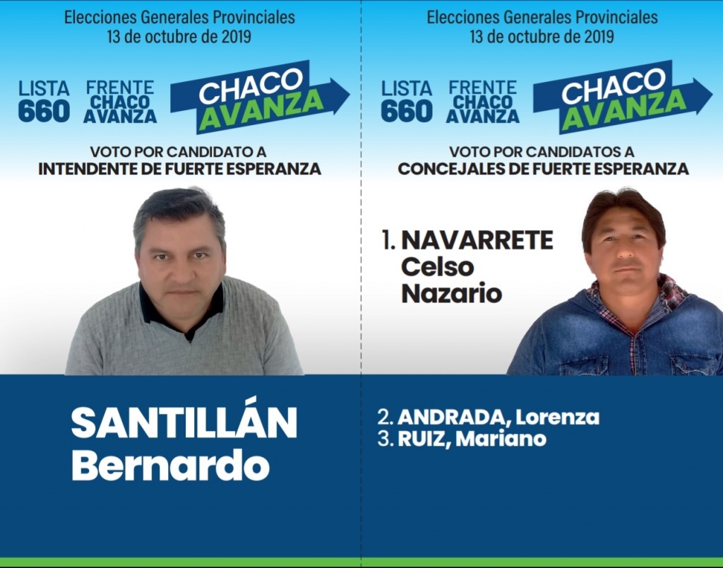 Fuerte Esperanza: El Frente Chaco Avanza presentó su boleta