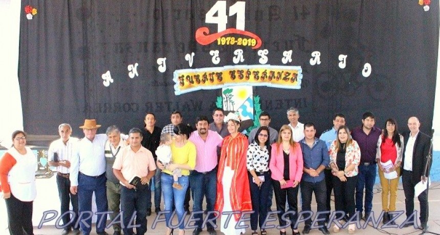 41° Aniversarios de Fuerte Esperanza: Acto Protocolar