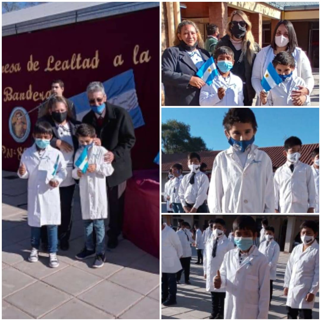 Estudiantes de la EEE N° 49 hicieron Promesa de Lealtad a la Bandera.