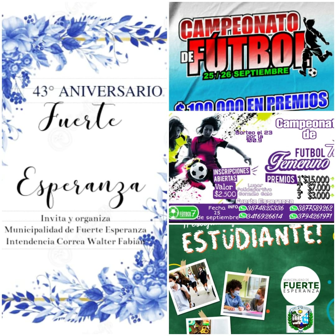Subsede Educativa Fuerte Esperanza Invita al Aniversario de la Localidad