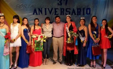 Elección de Reinas en Fuerte Esperanza en el 37° Aniversario de la Localidad
