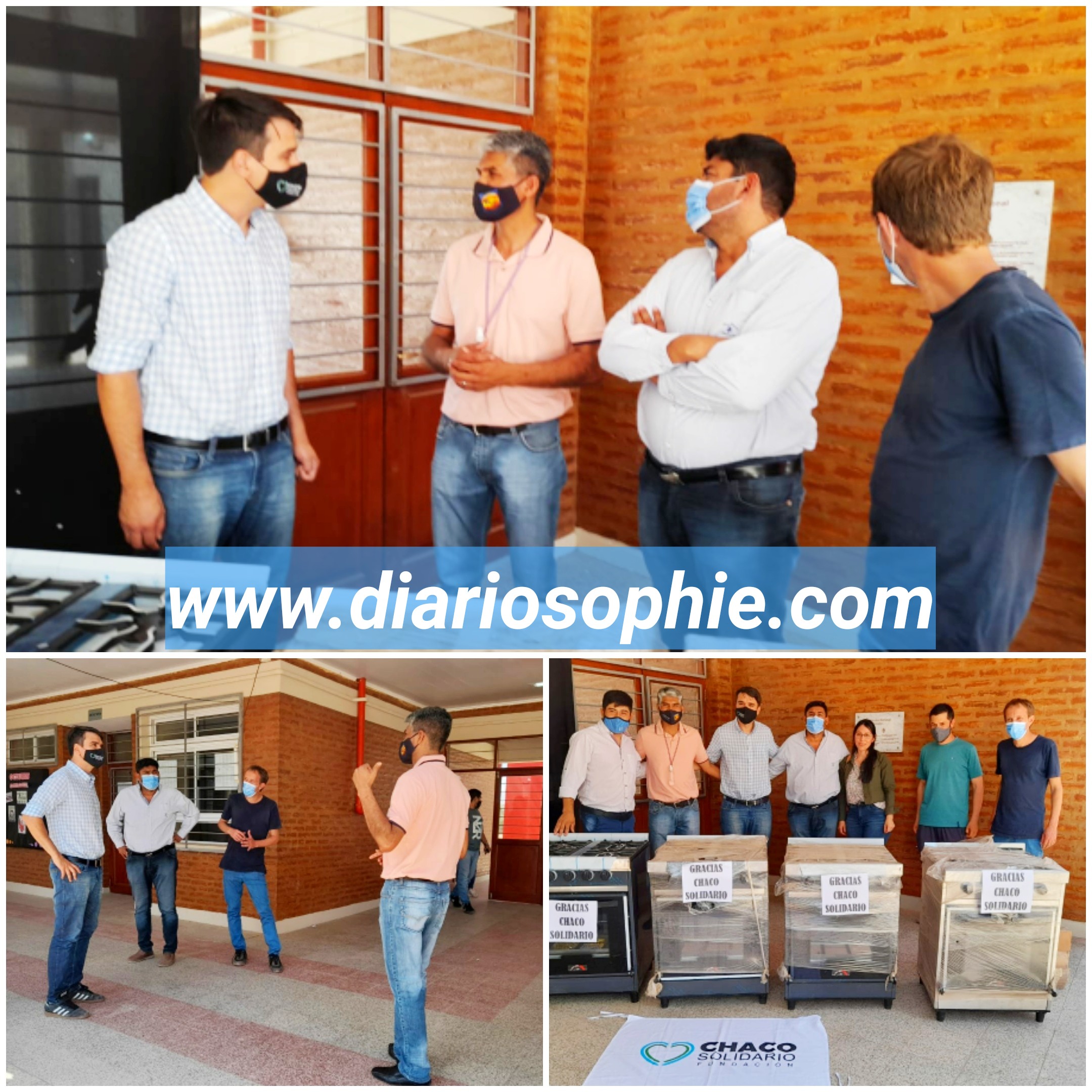 La ESFA N° 1 recibió Cocinas Industriales por parte de la Fundación Chaco Solidario.