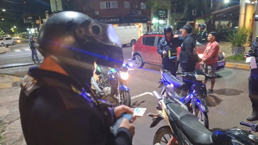 SECUESTRARON 24 VEHÍCULOS Y DETECTARON 13 CASOS DE ALCOHOLEMIA POSITIVA EN RESISTENCIA