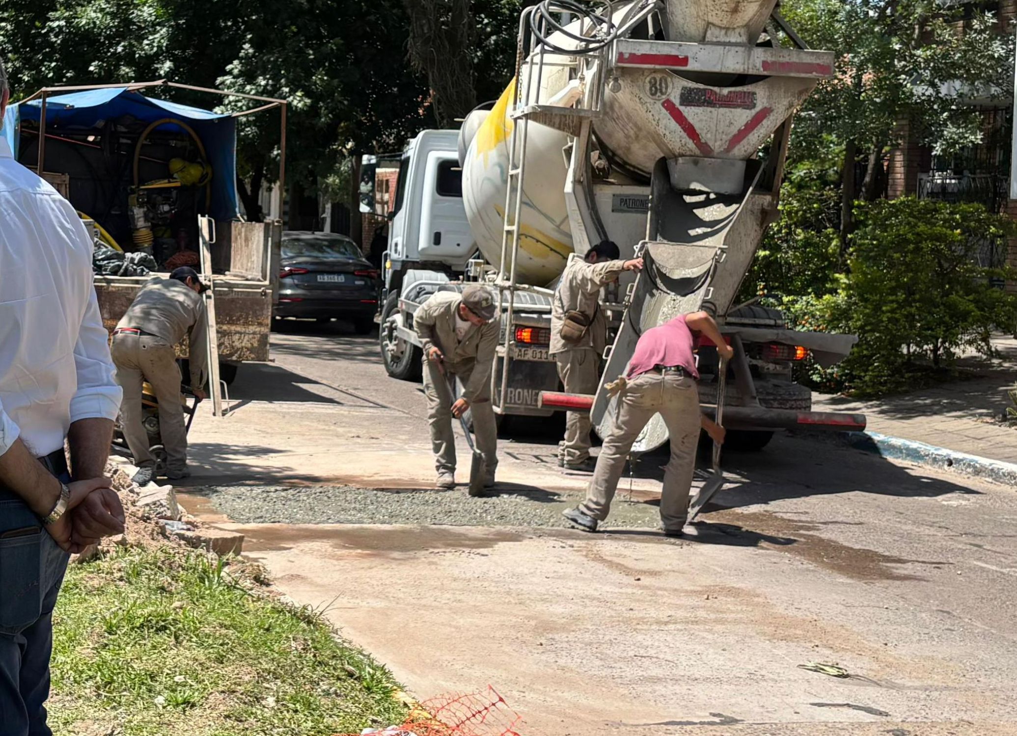 RESISTENCIA: VIALIDAD PROVINCIAL CONCRETÓ EL BACHEO EN LA AV. LAVALLE