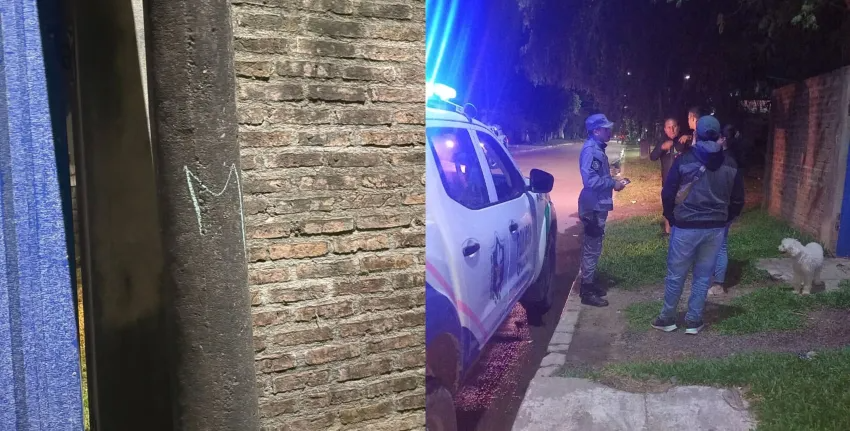 BARRANQUERAS: VECINA HALLÓ MARCAS EN POSTES Y TEME POR POSIBLES ENTRADERAS