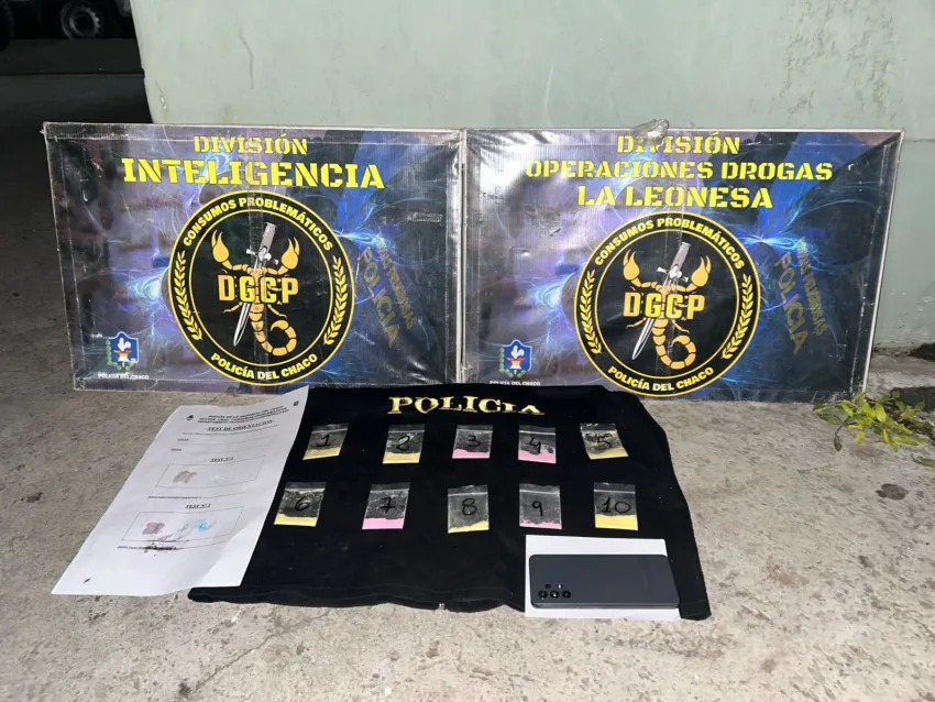 DETUVIERON A UN JOVEN CON 10 DOSIS DE 