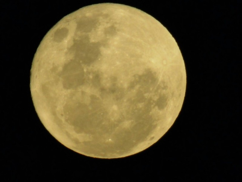 Luna llena vista desde Fuerte Esperanza – 2017