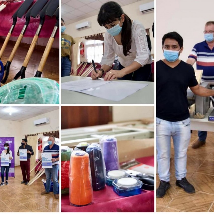 Se realizó la entrega de Herramientas de Fortalecimiento a las Familias de la Zona.