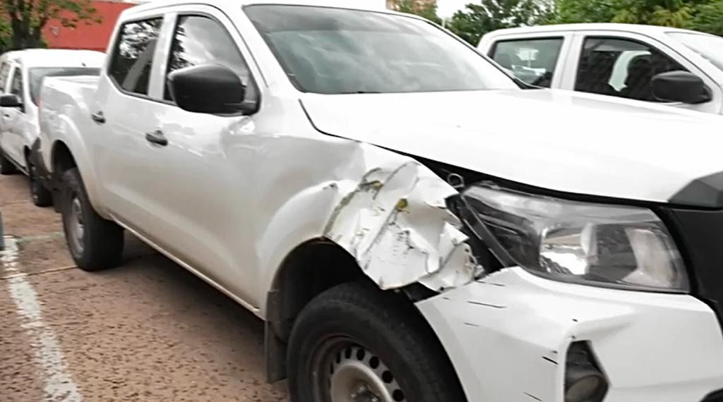 RECIBIMOS UN PARQUE AUTOMOTOR DESTRUIDO