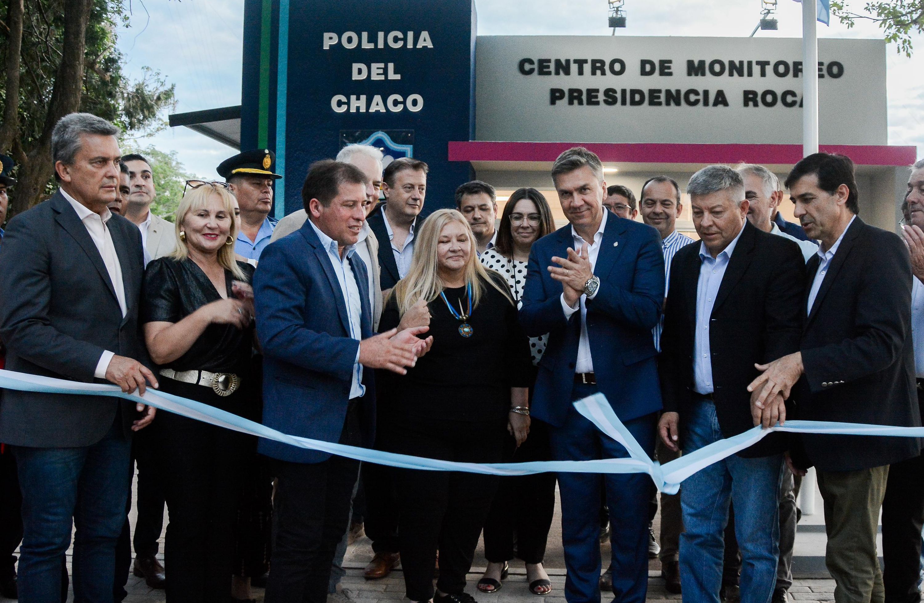 140° ANIVERSARIO DE PRESIDENCIA ROCA: EL GOBERNADOR ZDERO INAUGURÓ EL CENTRO DE MONITOREO PARA PREVENIR EL DELITO Y REFORZAR LA SEGURIDAD DE LOS VECINOS
