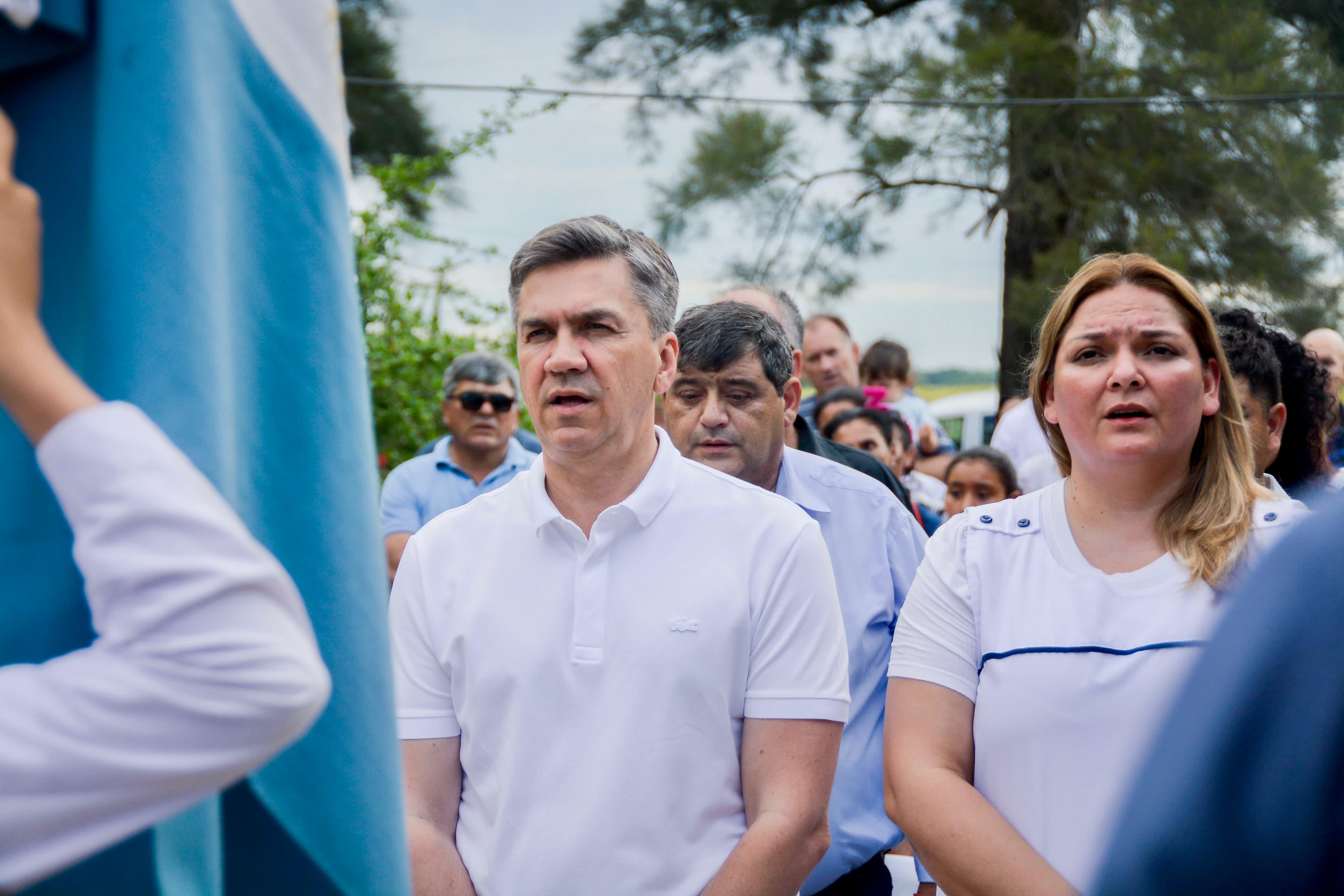 CORZUELA: EL GOBERNADOR ZDERO INAUGURÓ HOY LA REFACCIÓN INTEGRAL DE LA EEP RURAL N° 151
