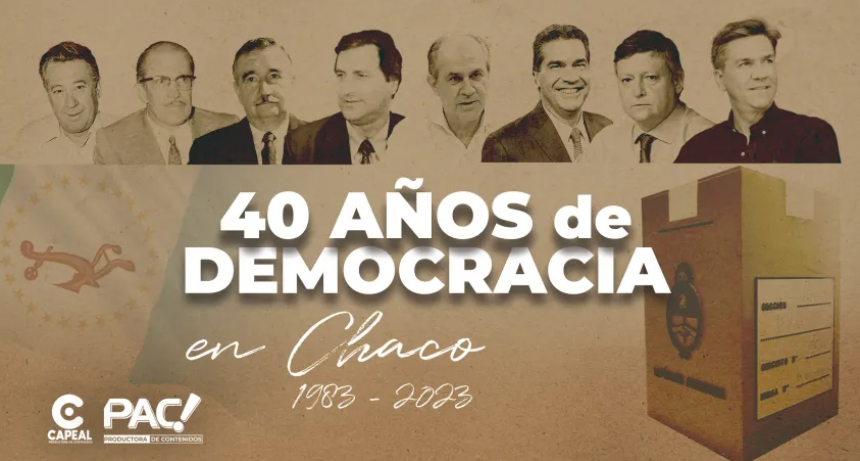 PRESENTAN UN DOCUMENTAL SOBRE LOS 40 AÑOS DE DEMOCRACIA EN EL CHACO