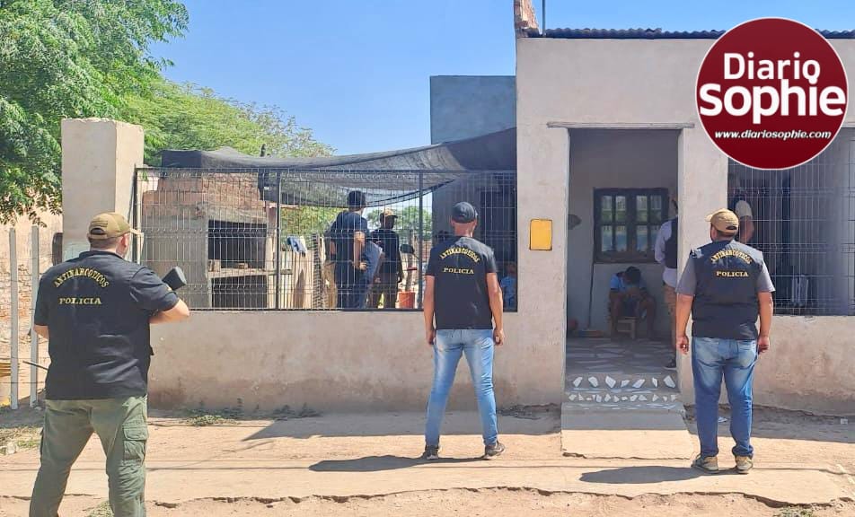 GOLPE AL NARCOTRÁFICO: ALLANAMIENTOS SIMULTÁNEOS EN LA PROVINCIA