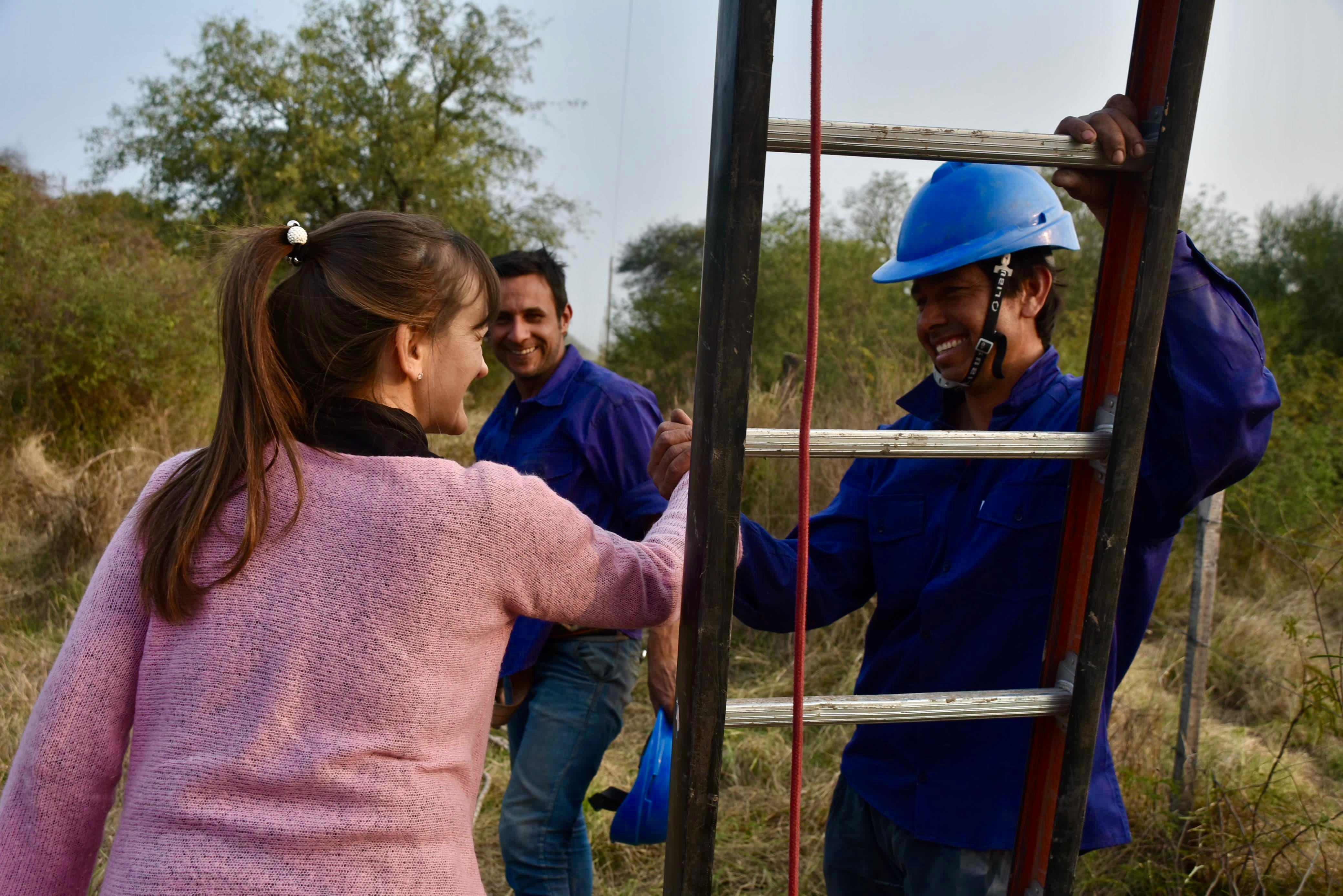 CAPITÁN SOLARI: LA VICEGOBERNADORA SCHNEIDER CONSTATÓ OBRAS Y MANTUVO REUNIONES CON DIVERSOS SECTORES