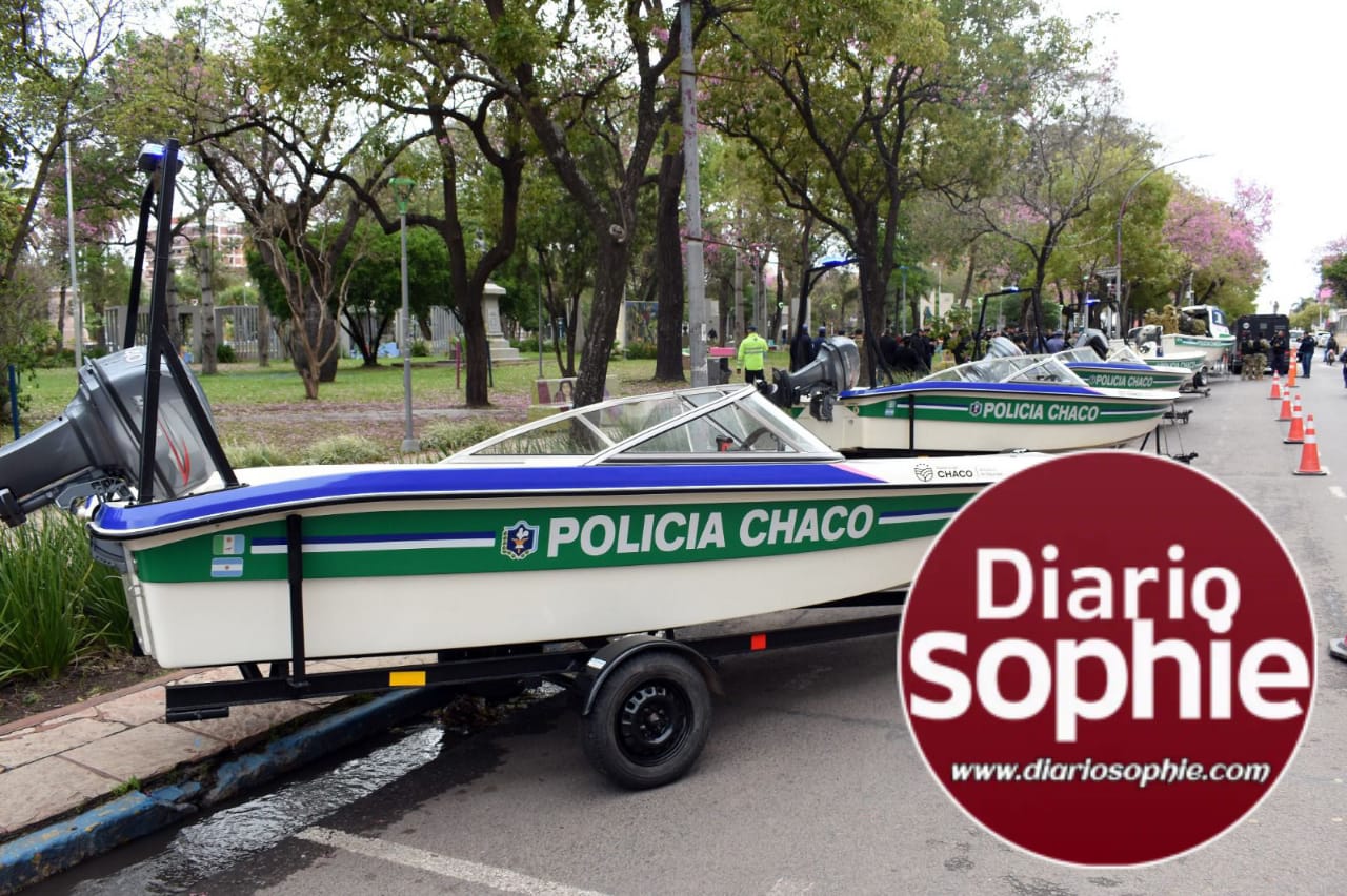 PLAN PROVINCIAL DE SEGURIDAD: SE PRESENTÓ LA NUEVA DIVISIÓN “PATRULLA FLUVIAL” DE LA POLICÍA DEL CHACO