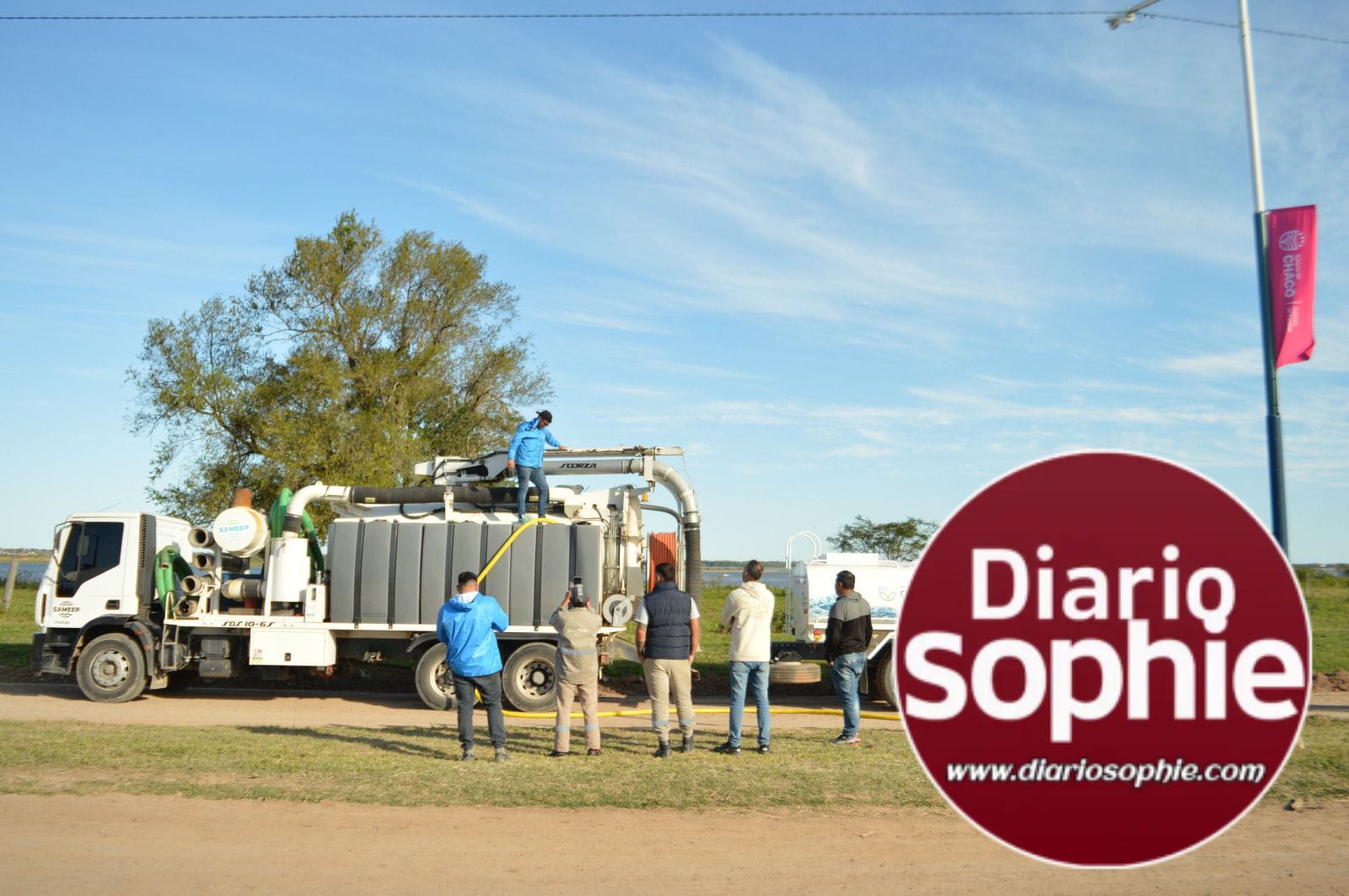SAMEEP ACOMPAÑÓ EL TORNEO DE PESCA DEL DORADO CON ASISTENCIA Y TRABAJOS DE MANTENIMIENTO EN LA ISLA DEL CERRITO