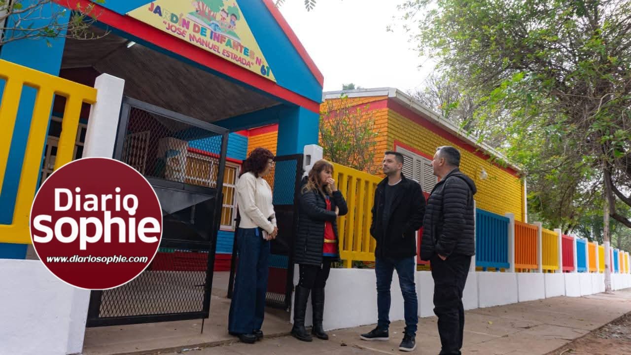 LA MUNICIPALIDAD COLABORA CON LA MEJORA DEL JARDÍN N° 61 EN SÁENZ PEÑA