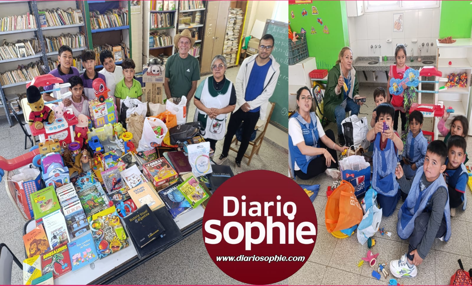 MAURINO, PADRINO DE LA BIBLIOTECA 