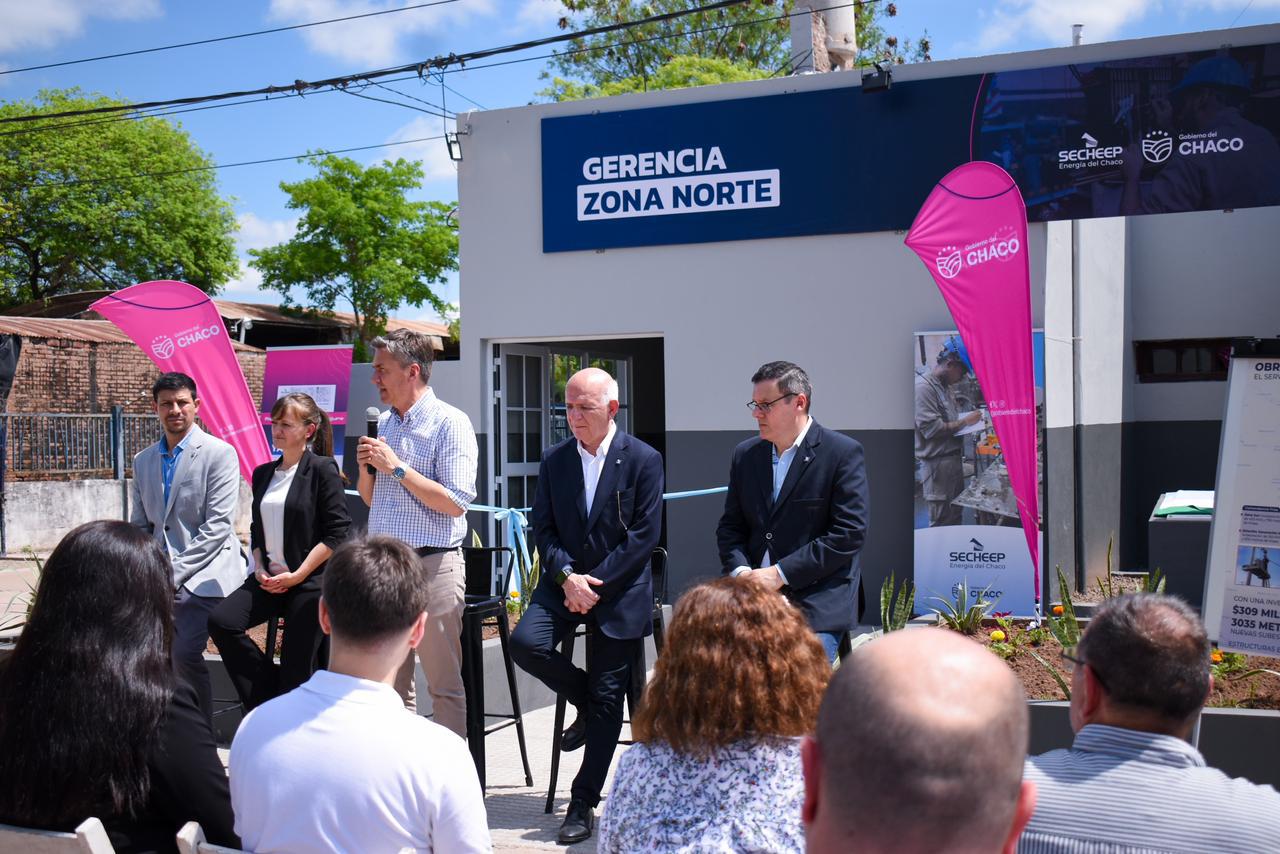 EL GOBERNADOR ZDERO INAUGURÓ LA NUEVA GERENCIA NORTE DE SECHEEP, EN CASTELLI