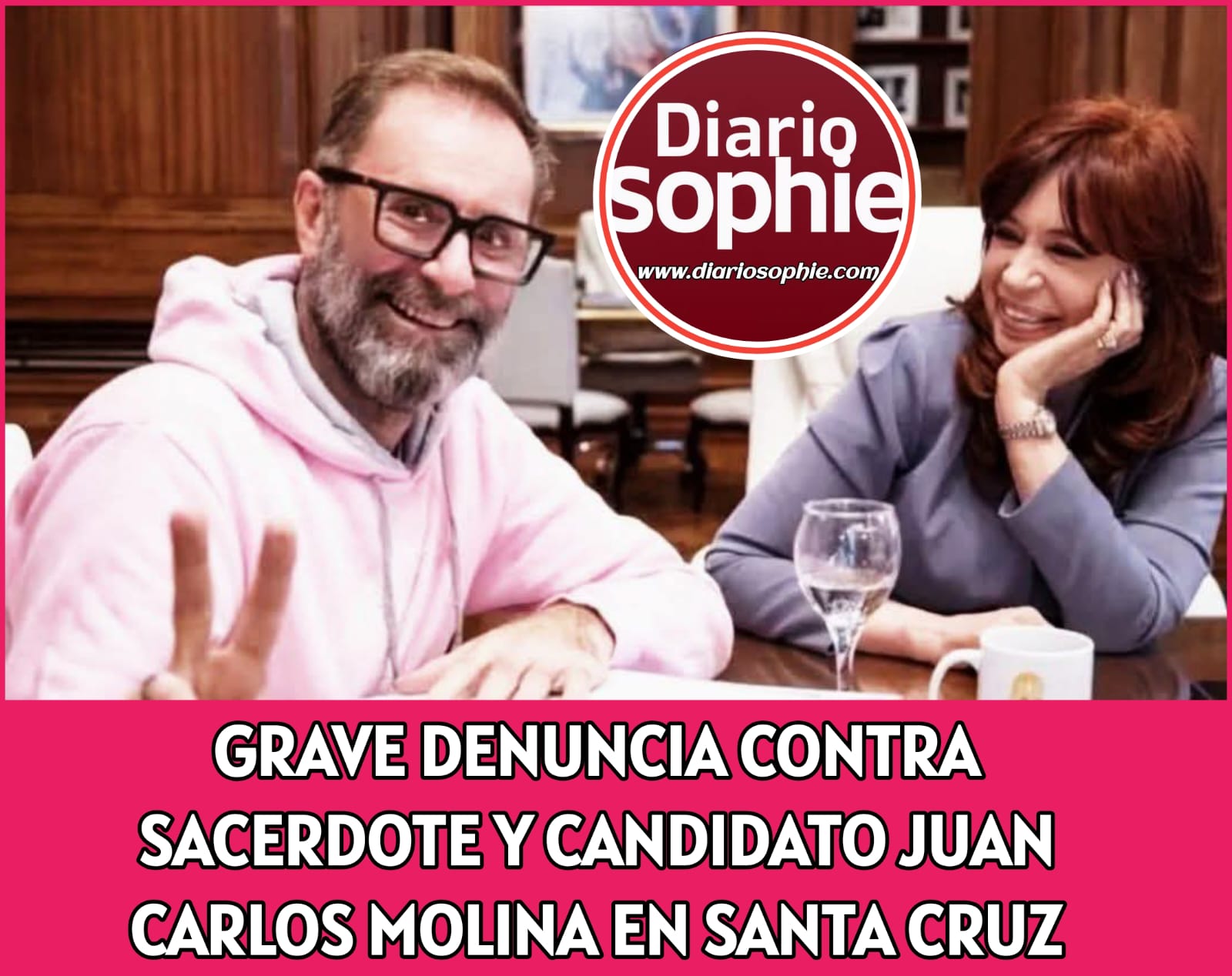 GRAVE DENUNCIA CONTRA SACERDOTE Y CANDIDATO JUAN CARLOS MOLINA EN SANTA CRUZ