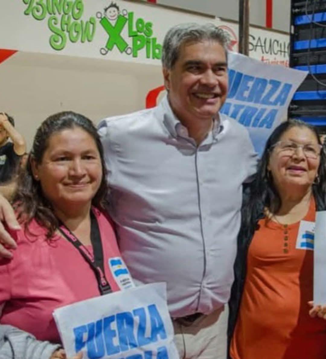DURO CIERRE DE CAMPAÑA DE FUERZA PATRIA EN VILLA ÁNGELA.
