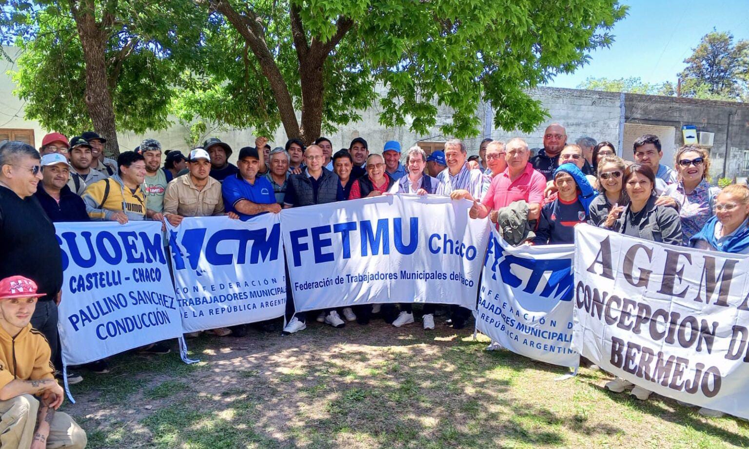 ACUERDO EN CHARATA PONE FIN AL CONFLICTO SALARIAL MUNICIPAL CON AUMENTO Y SIN SANCIONES.