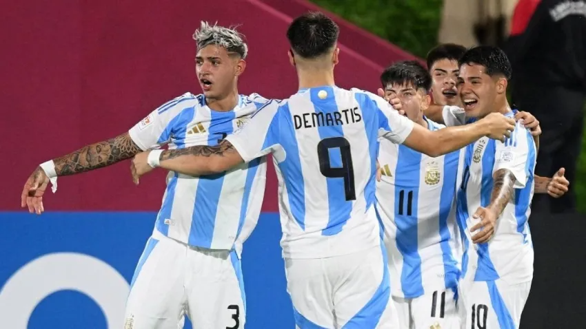 MUNDIAL SUB 17: CON UN GOLAZO DEL CHAQUEÑO ESQUIVEL, ARGENTINA LE GANÓ 3-2 A BÉLGICA