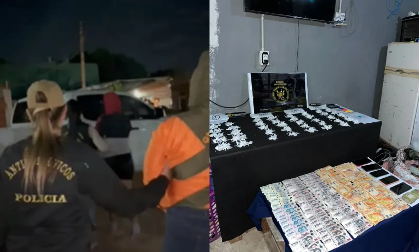 MADRE E HIJA DETENIDAS POR VENTA DE DROGA: SECUESTRARON COCAÍNA Y MÁS DE $ 600 MIL