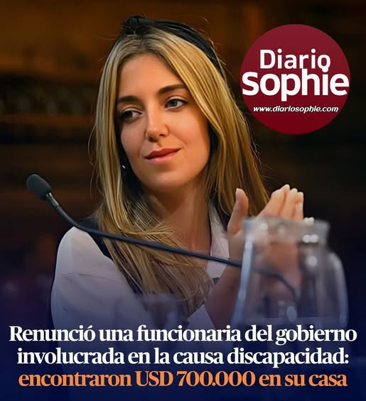 ⚠️ RENUNCIÓ UNA FUNCIONARIA DE ECONOMÍA POR EL ESCÁNDALO ANDIS