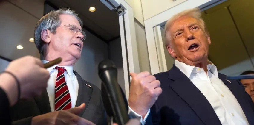 TRUMP ARREMETIÓ CONTRA POWELL Y PRESIONÓ A BESSENT POR LAS TASAS DE INTERÉS
