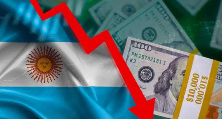 EL RIESGO PAÍS RETROCEDIÓ 40 PUNTOS Y ALCANZÓ EL NIVEL MÁS BAJO DESDE ENERO