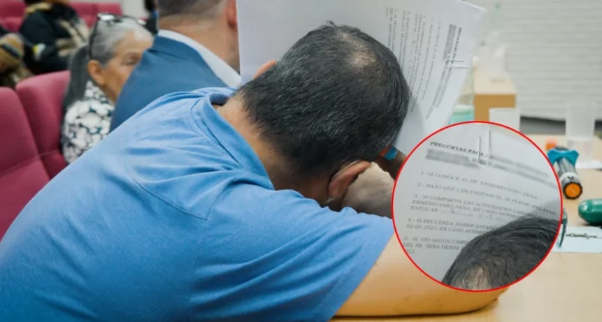 QUÉ ESCONDE EL PAPEL CON EL QUE SE ESCONDE EMERENCIANO SENA?