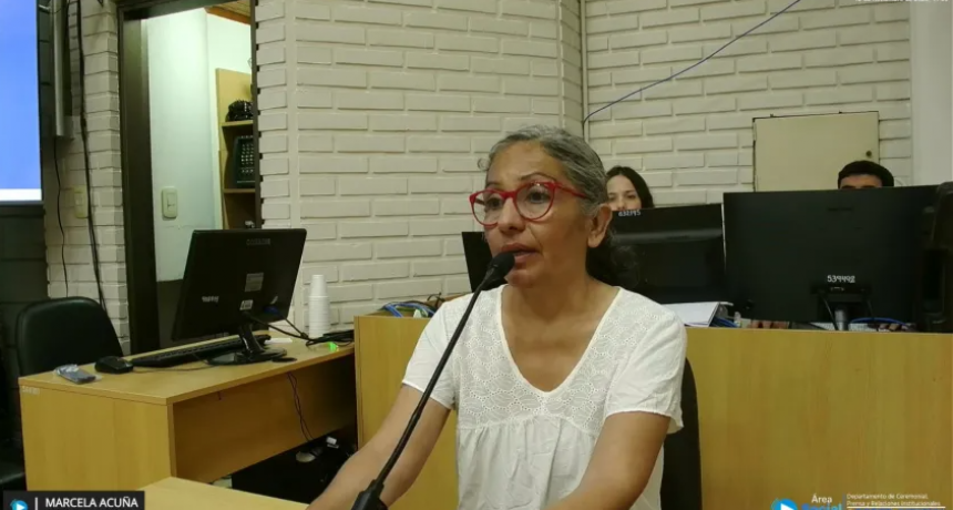 MARCELA ACUÑA DECLARÓ: 