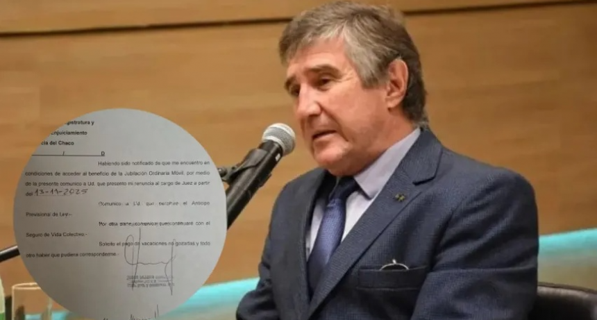 RENUNCIÓ EL JUEZ SINKOVICH Y ASÍ EVITÓ EL JURY DE ENJUICIAMIENTO