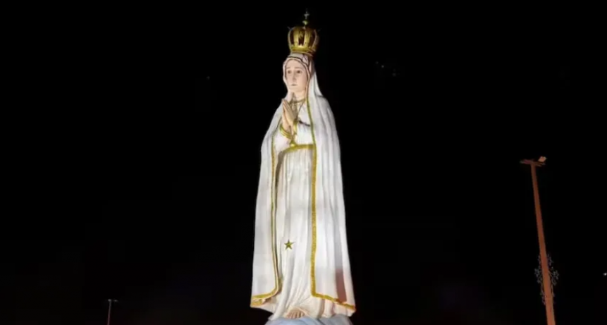 BRASIL INAUGURÓ UNA ESTATUA DE FÁTIMA MÁS ALTA QUE EL CRISTO REDENTOR