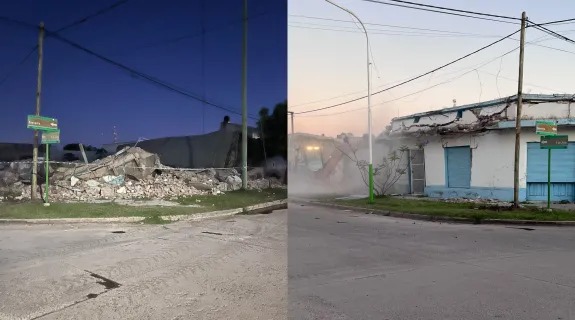 GENERAL SAN MARTÍN: EL SOBREVIVIENTE DEL DERRUMBE SUFRIÓ FRACTURAS GRAVES Y ESTÁ EN TRATAMIENTO