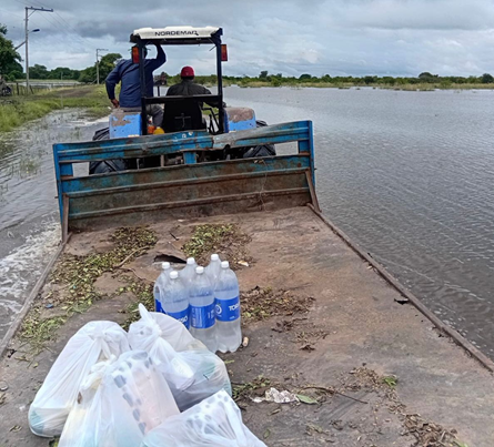 SE REFUERZA EL ACOMPAÑAMIENTO Y LA ASISTENCIA INTEGRAL EN ZONAS AFECTADAS POR LAS PRECIPITACIONES