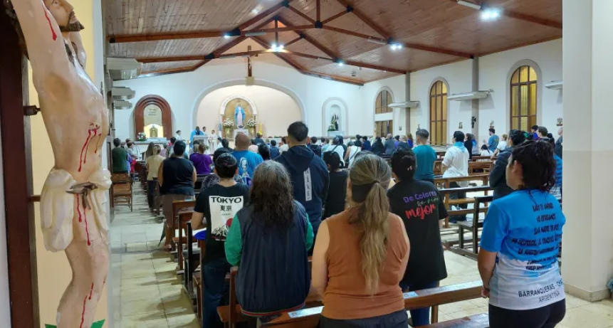 LA DEVOCIÓN PUDO MÁS QUE EL MAL CLIMA: CIENTOS DE FIELES PEREGRINARON POR EL DÍA DE LA VIRGEN
